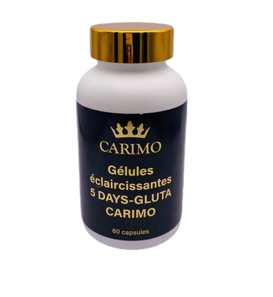 Gélules éclaircissantes 5 Days Gluta Carimo